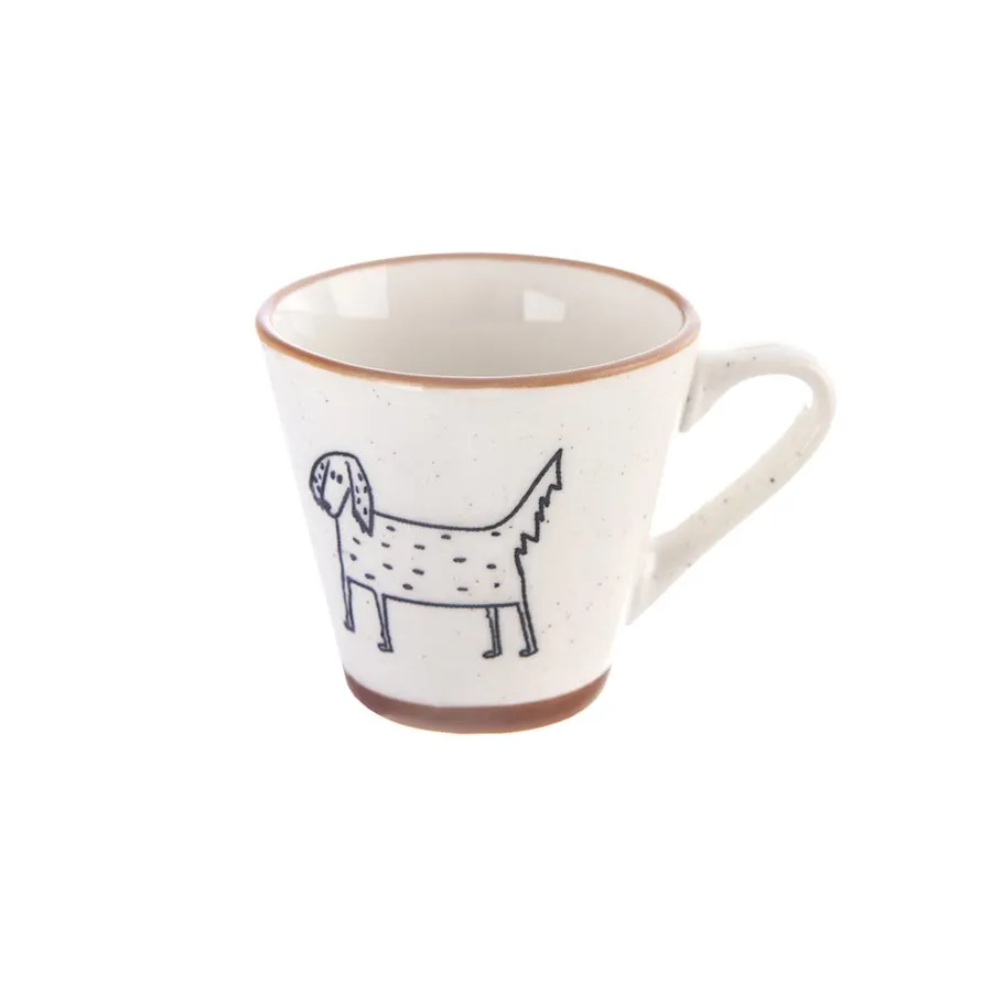 Hrnek porcelánový STATEK pes espresso O0543